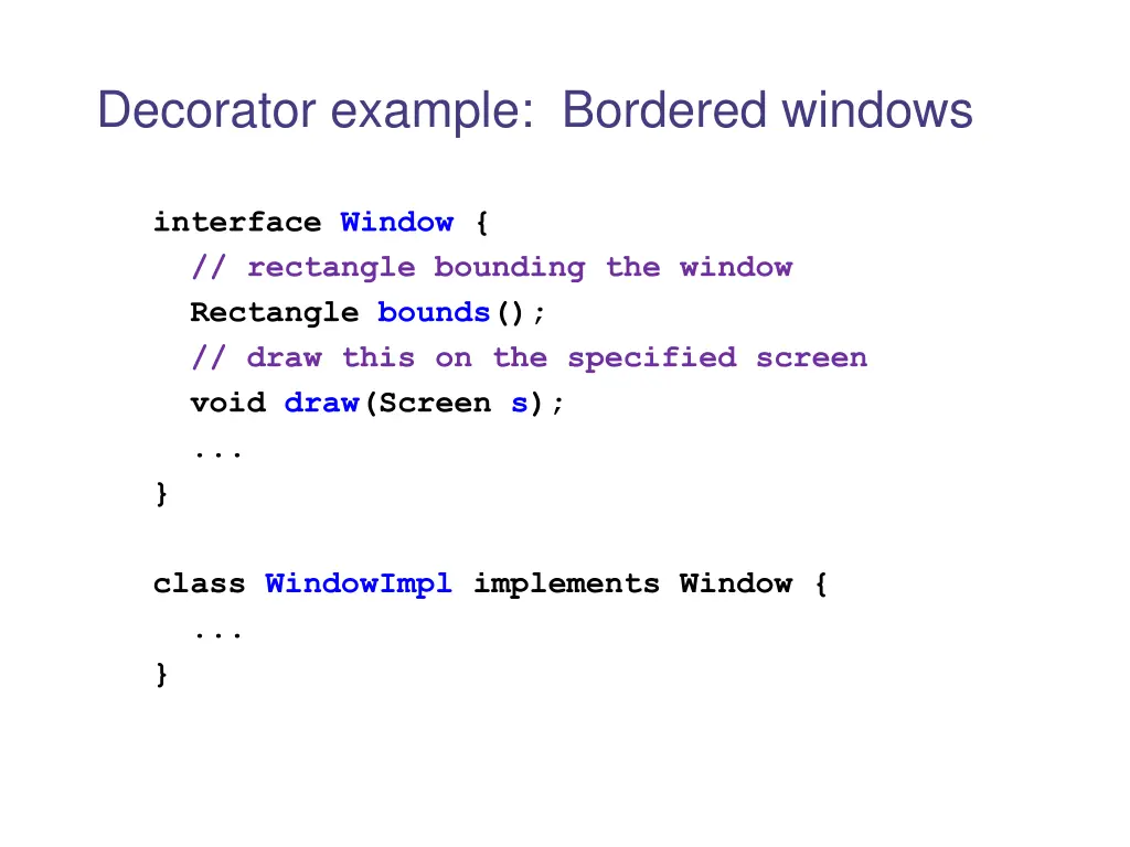 decorator example bordered windows