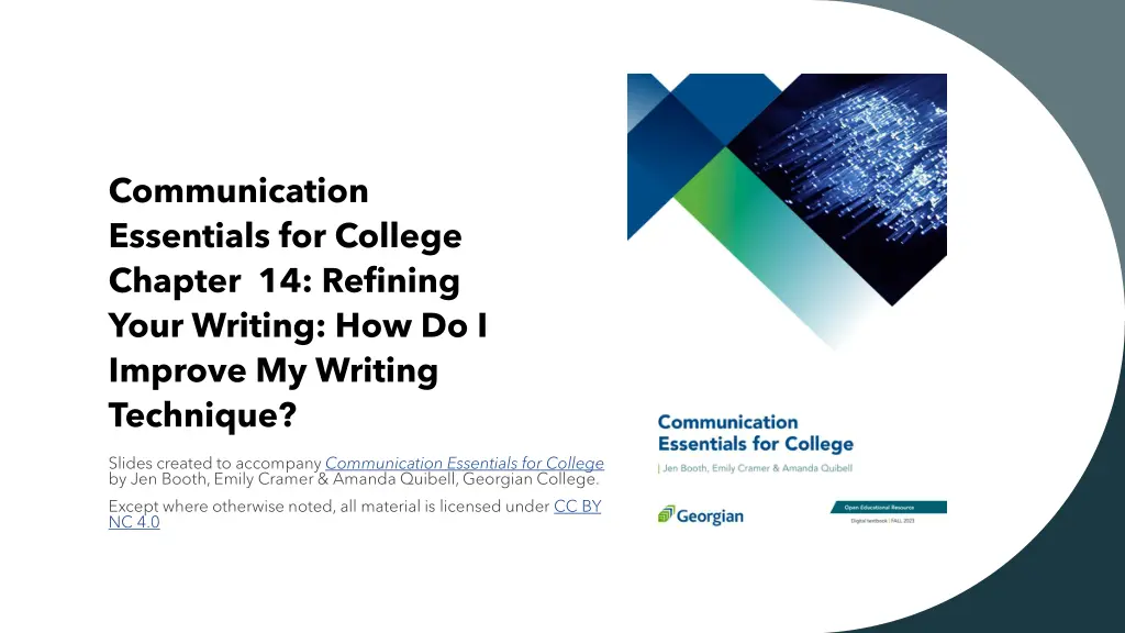 communication essentials for college chapter