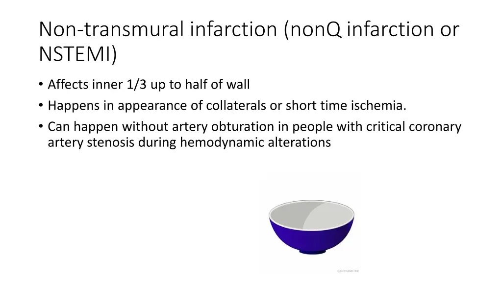 non transmural infarction nonq infarction