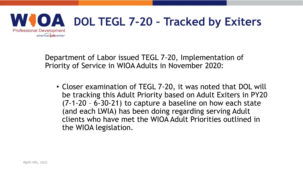 dol tegl 7 20 tracked by exiters