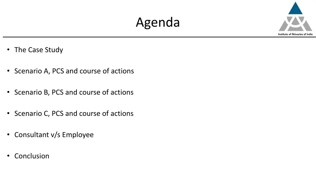 agenda