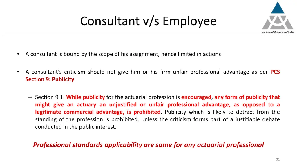 consultant v s employee