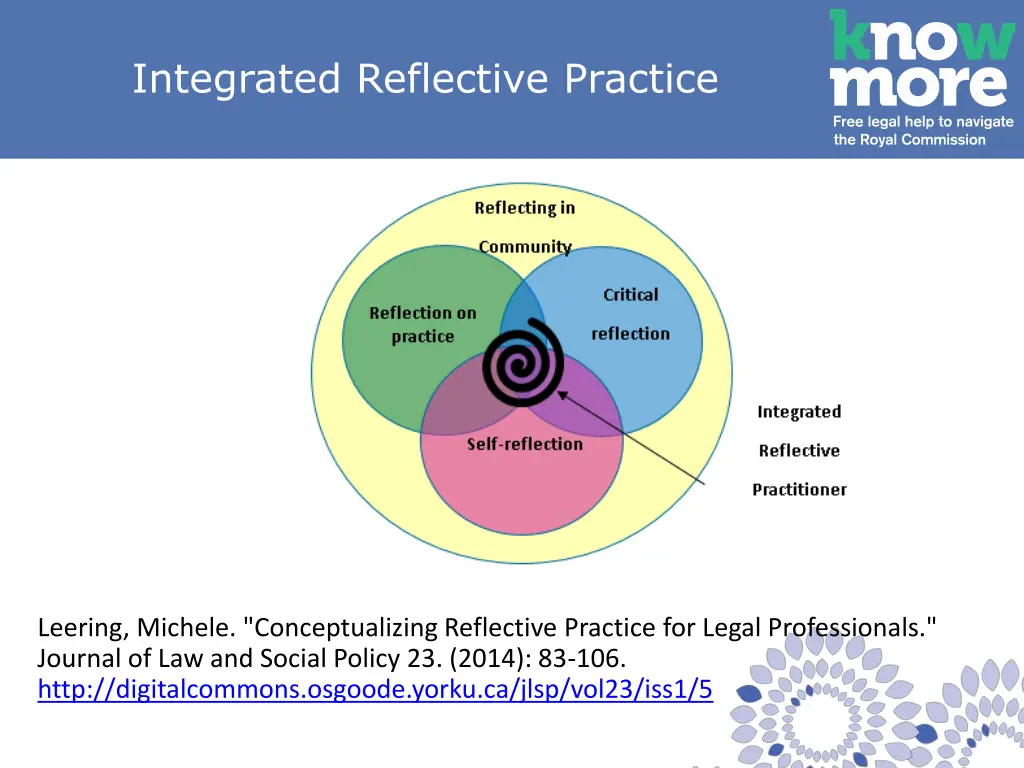 integrated reflective practice