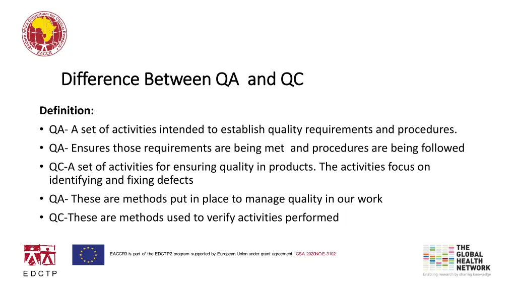 difference between qa and qc difference between
