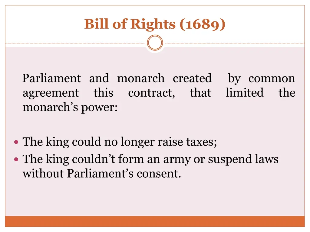 bill of rights 1689