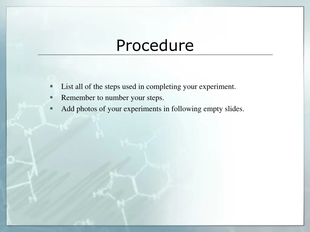 procedure
