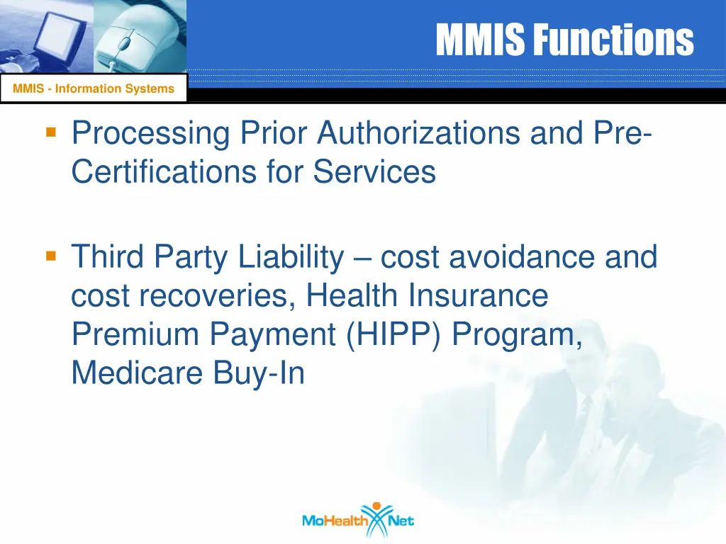 mmis functions 3