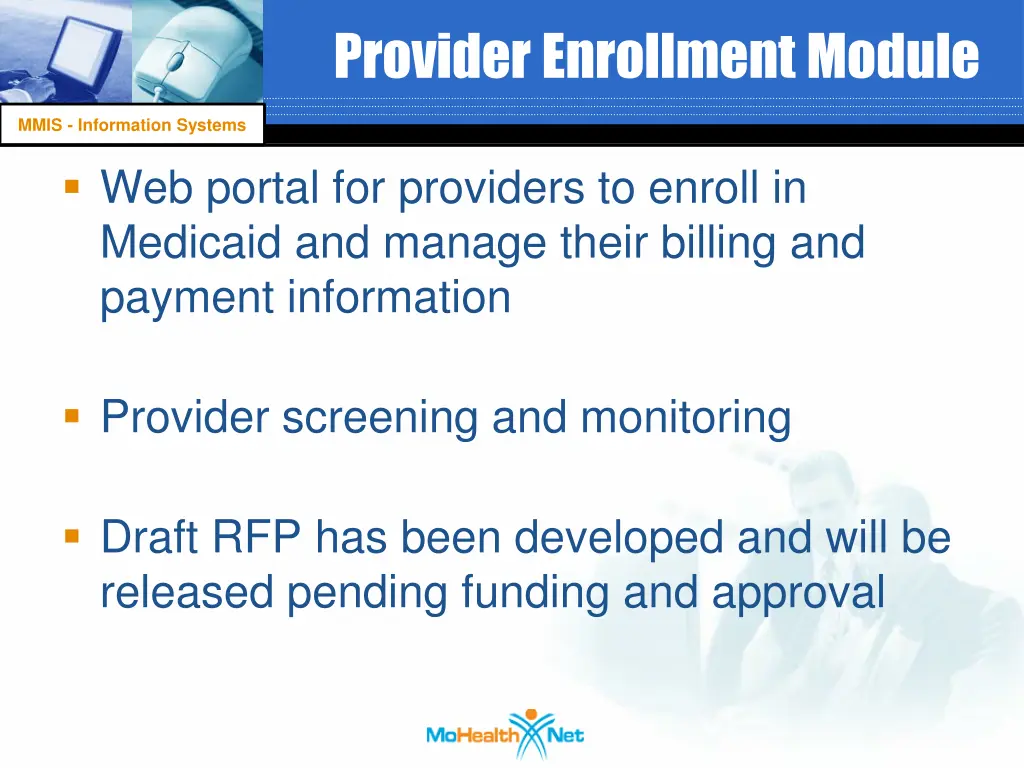 provider enrollment module