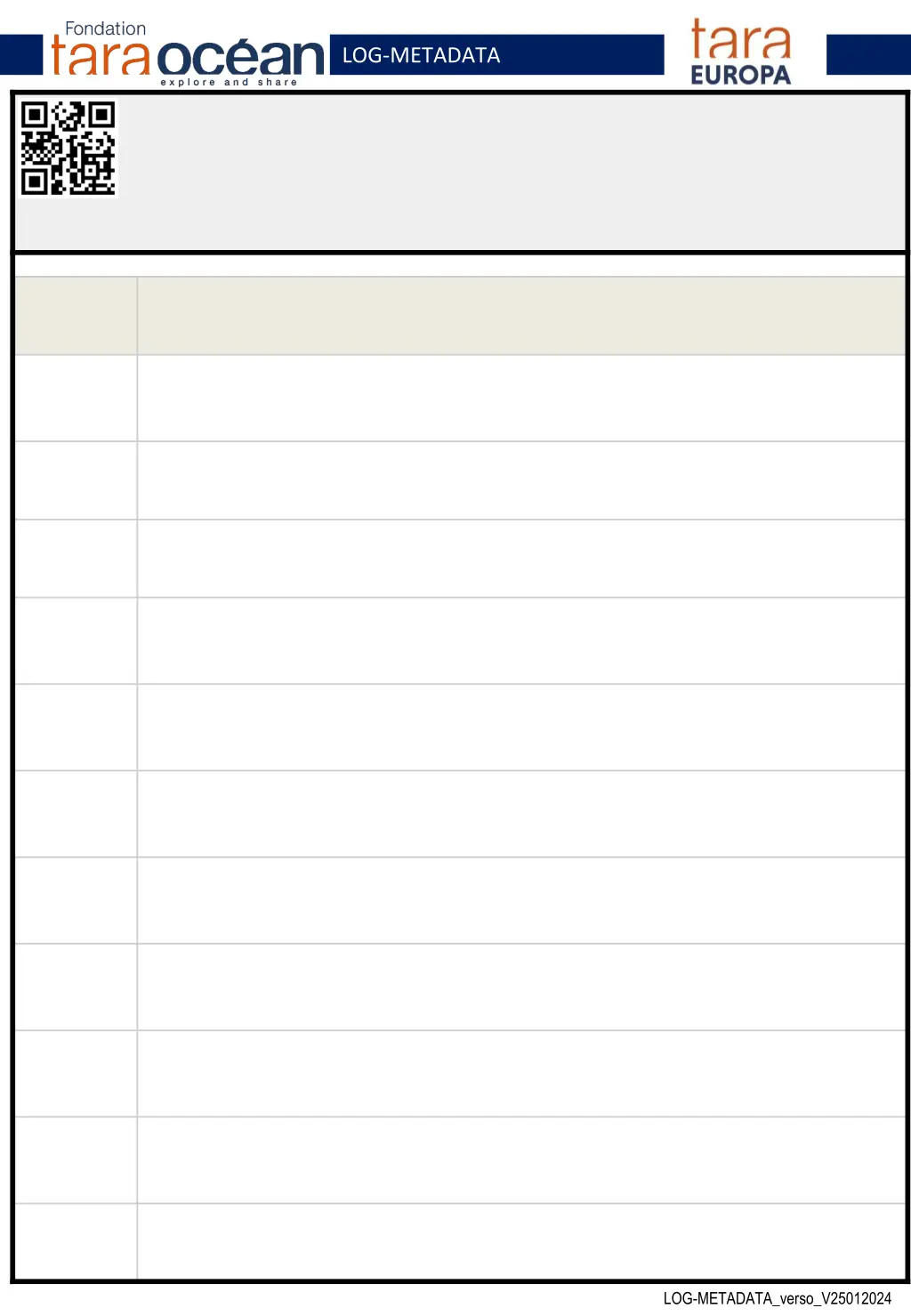 log metadata 1
