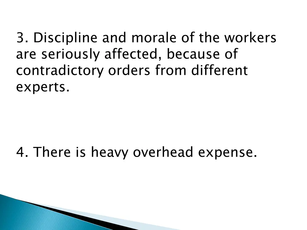3 discipline and morale of the workers