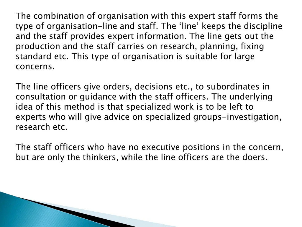 the combination of organisation with this expert