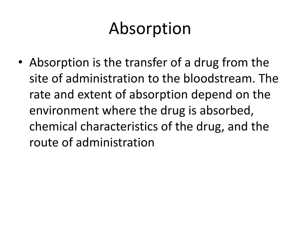 absorption
