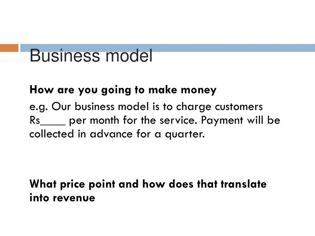 business model