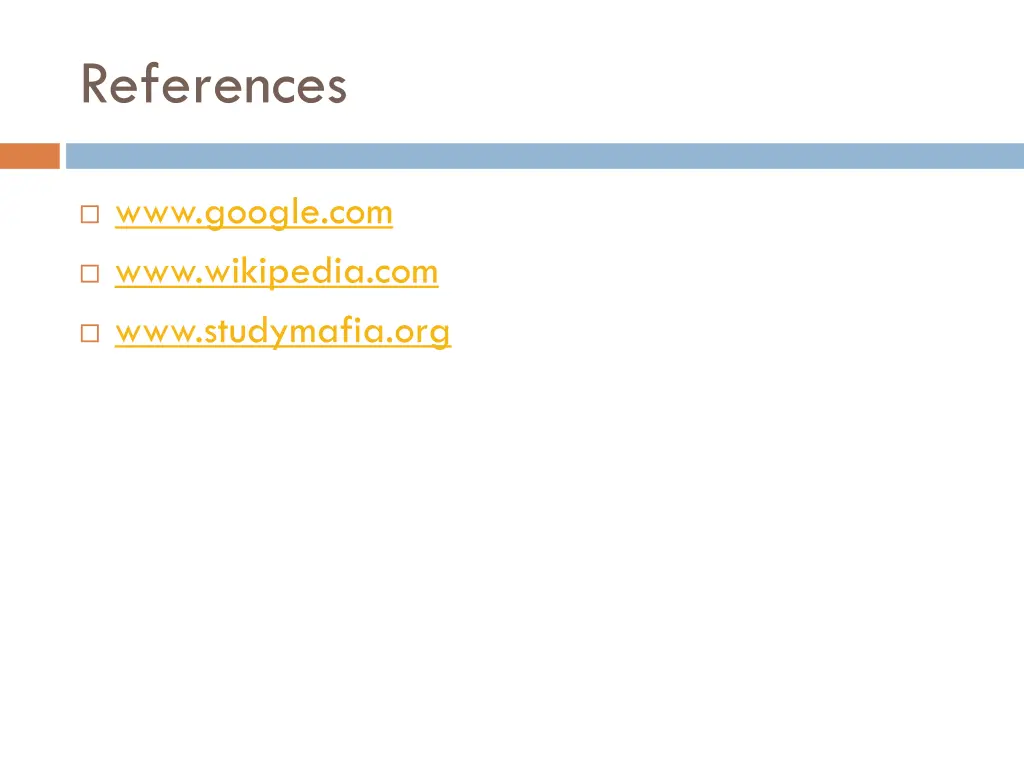 references