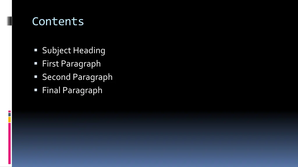 contents