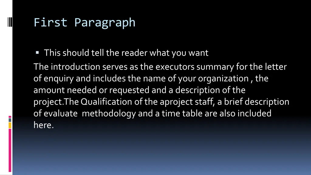 first paragraph