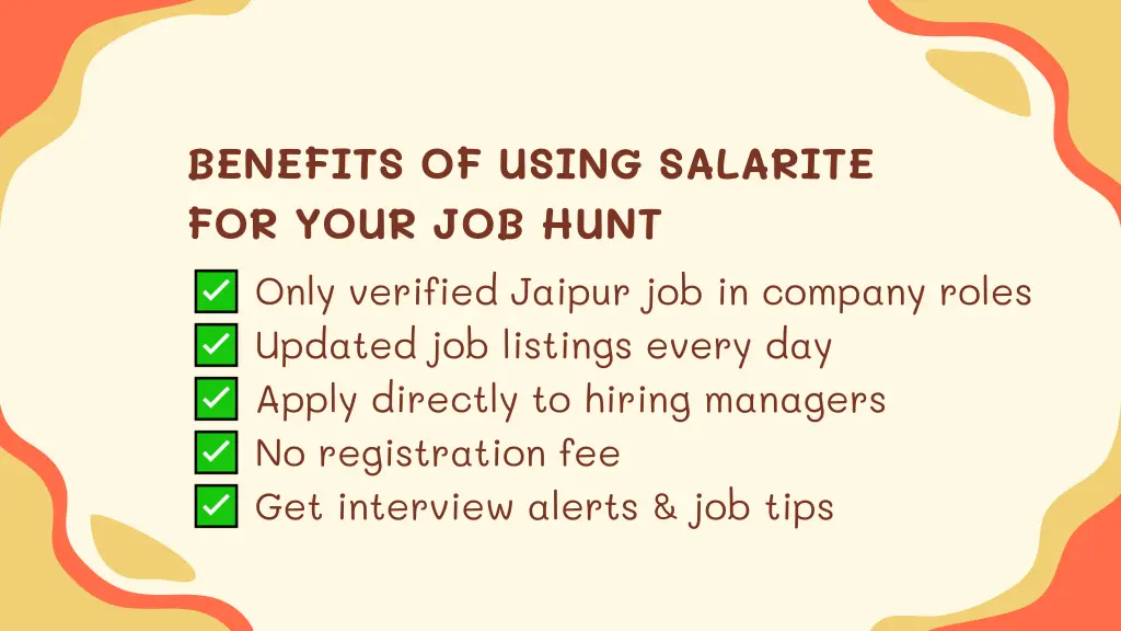 benefits of using salarite for your job hunt only
