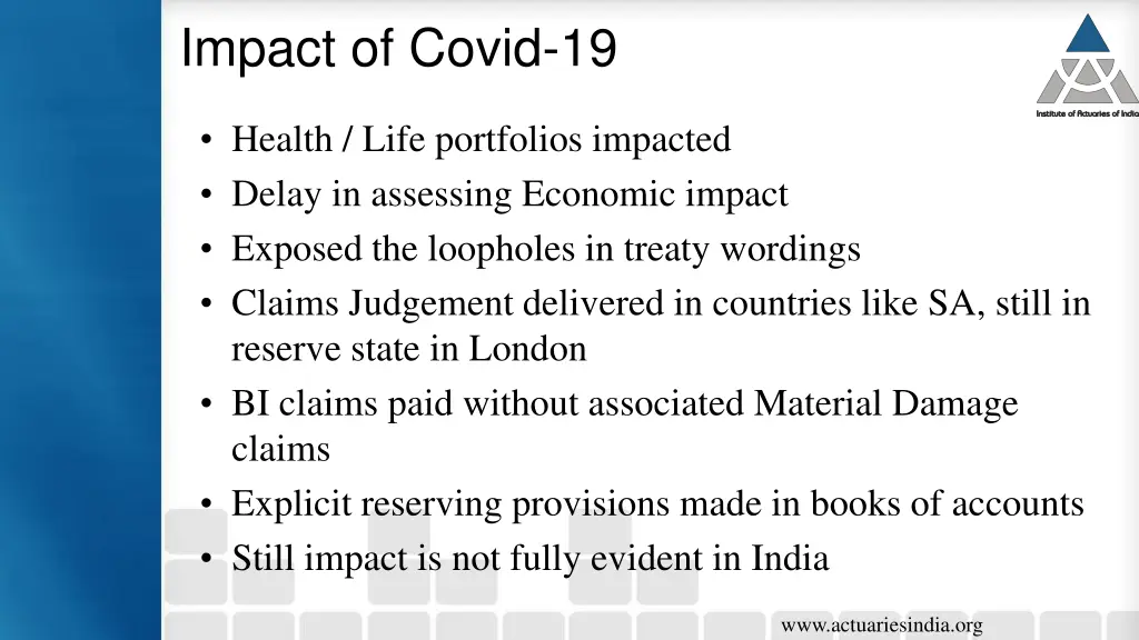 impact of covid 19