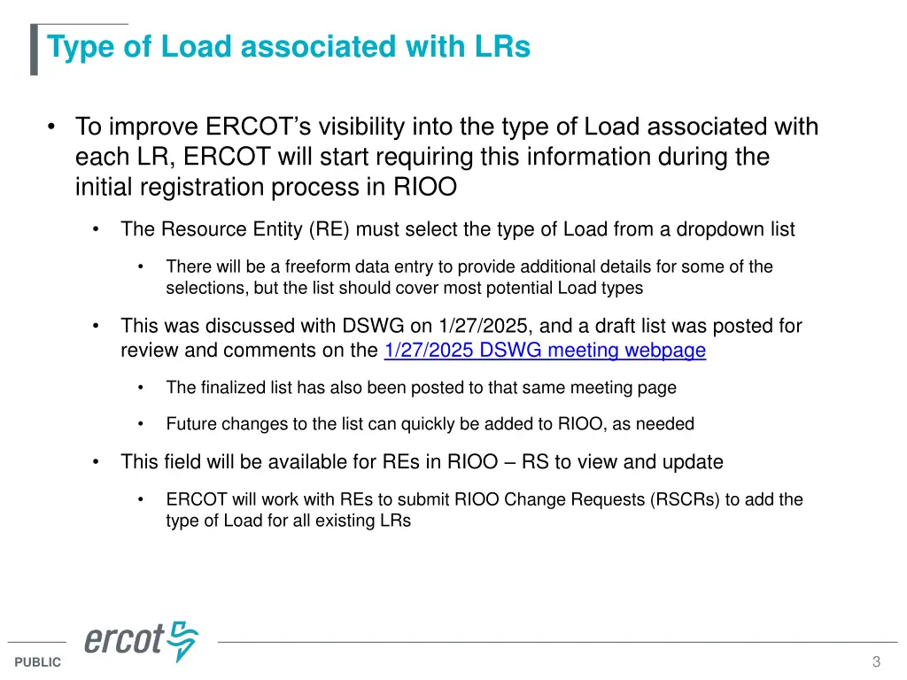 type of load associated with lrs