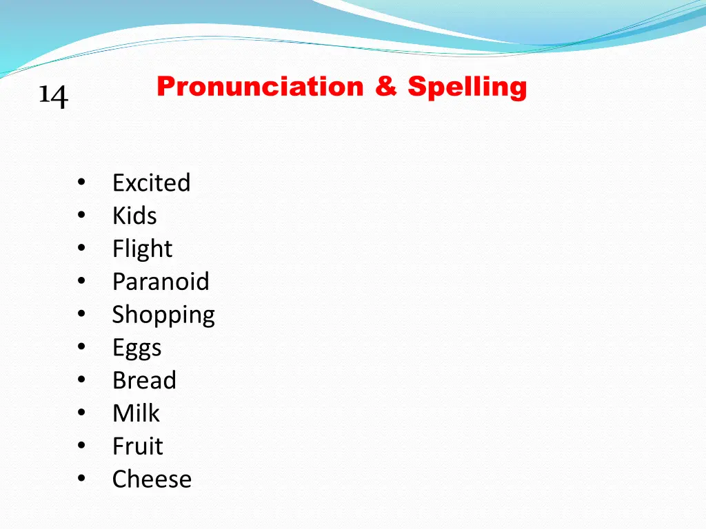 pronunciation spelling 3