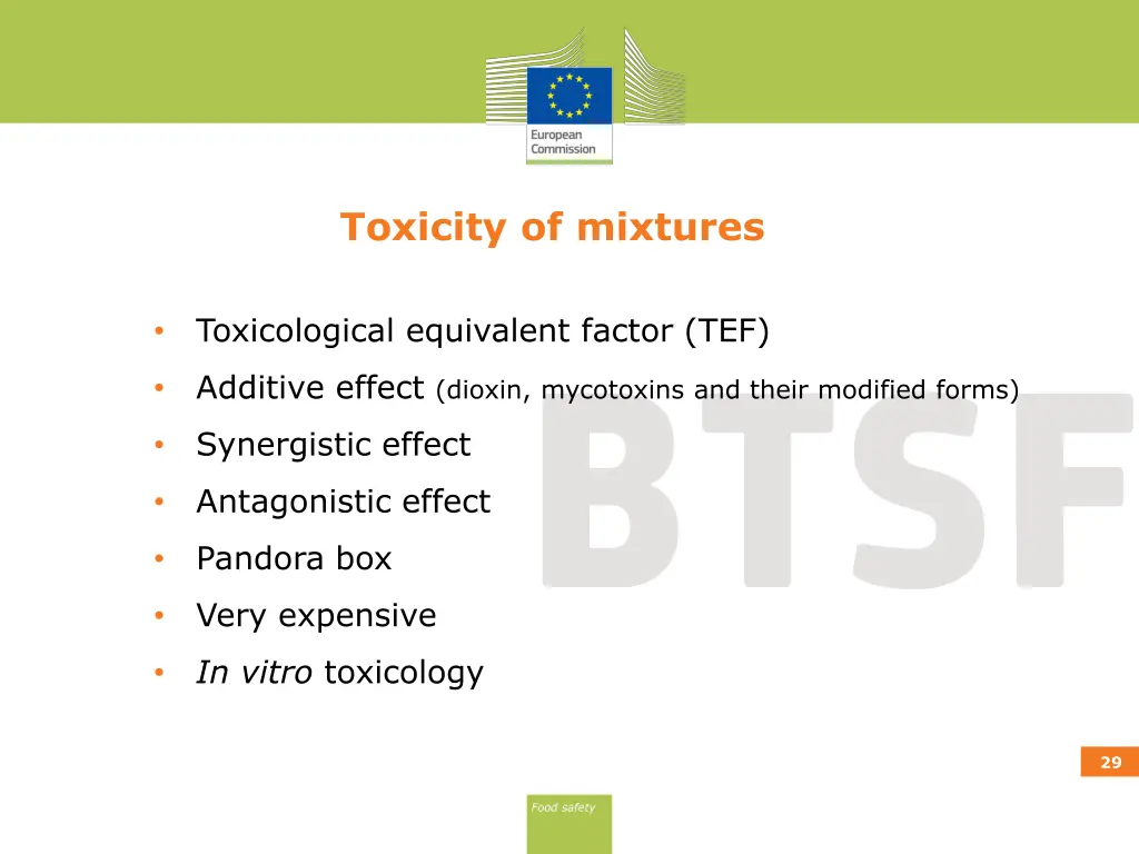 toxicity of mixtures