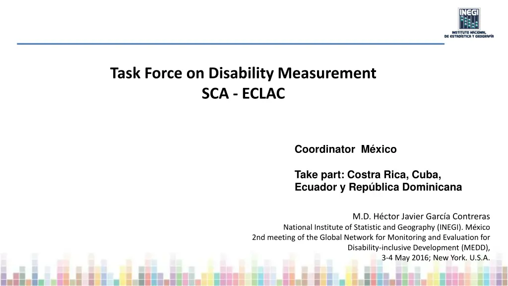 task force on disability measurement sca eclac