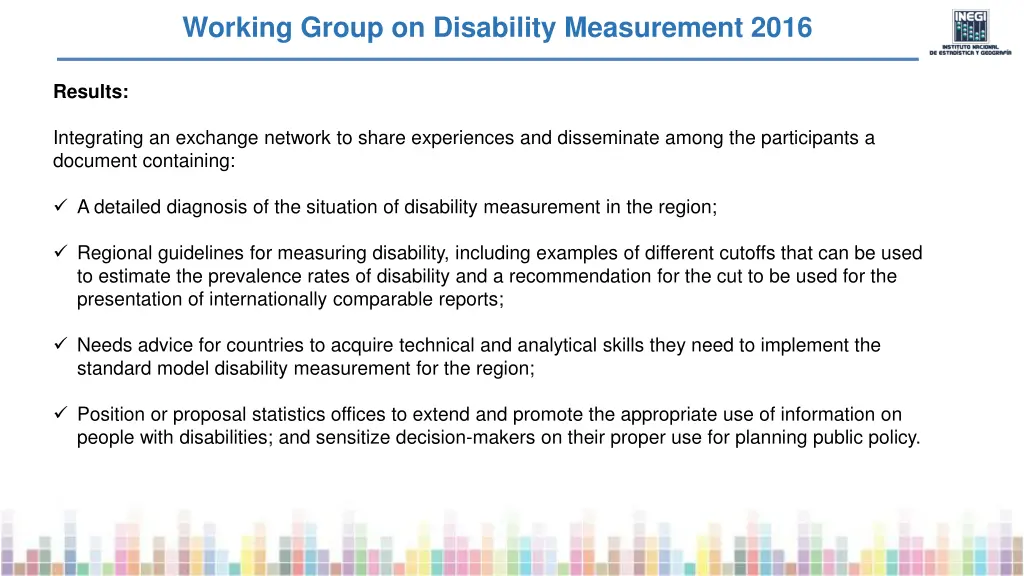 working group on disability measurement 2016 3