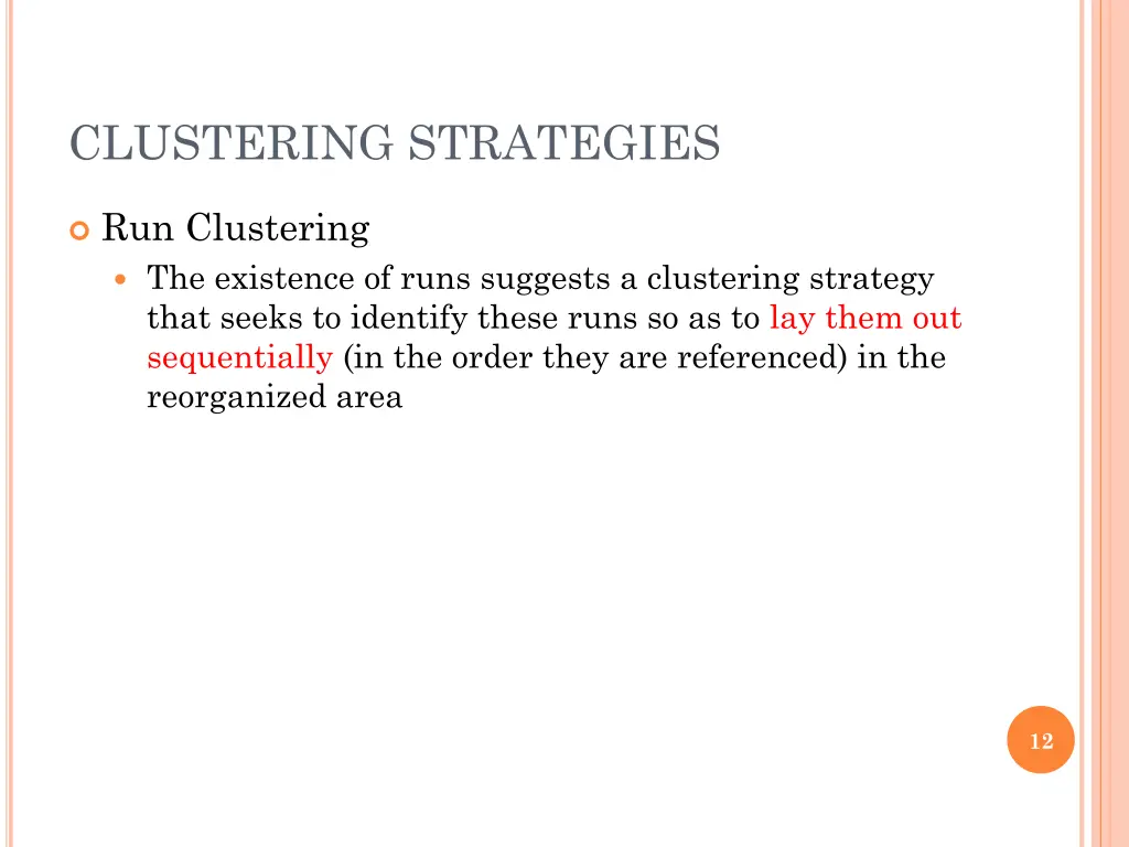 clustering strategies 3