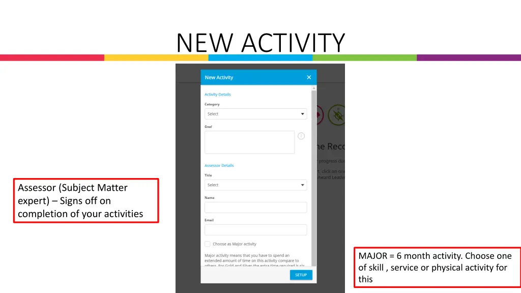 new activity