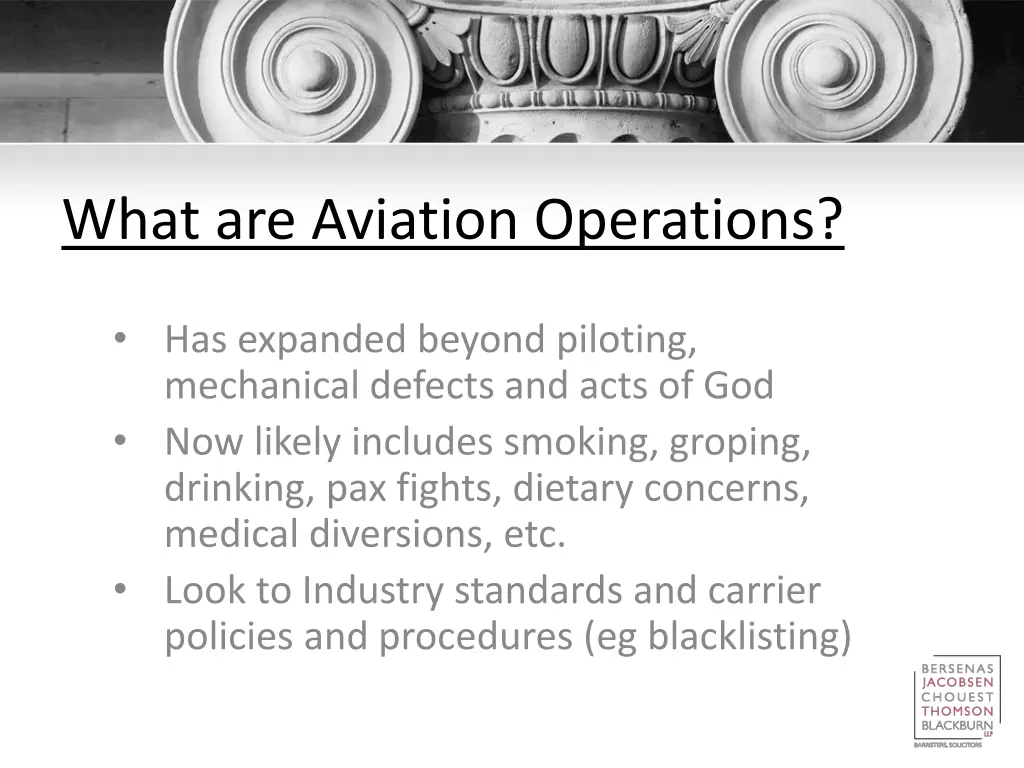 what are aviation operations