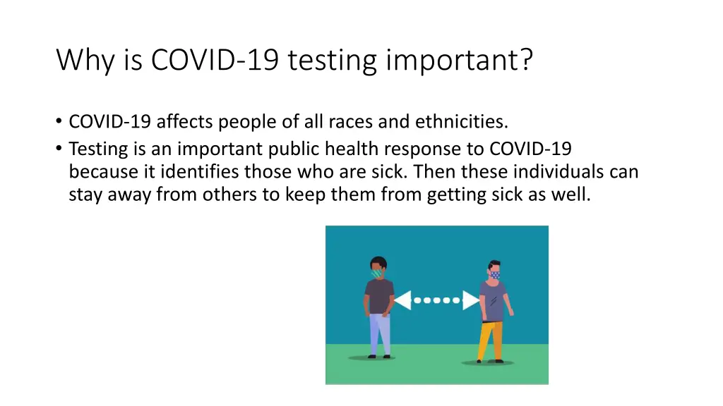 why is covid 19 testing important