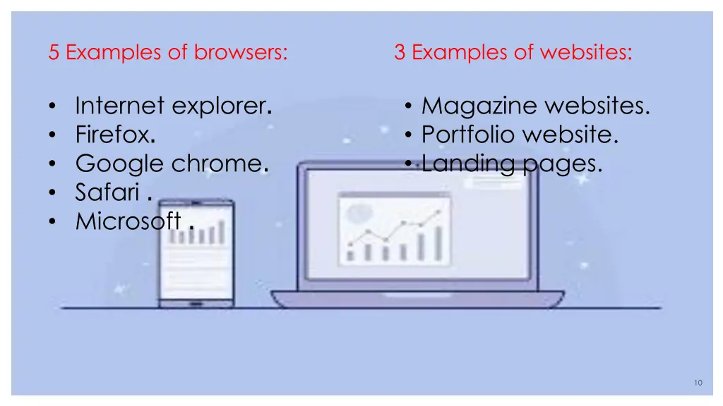 5 examples of browsers