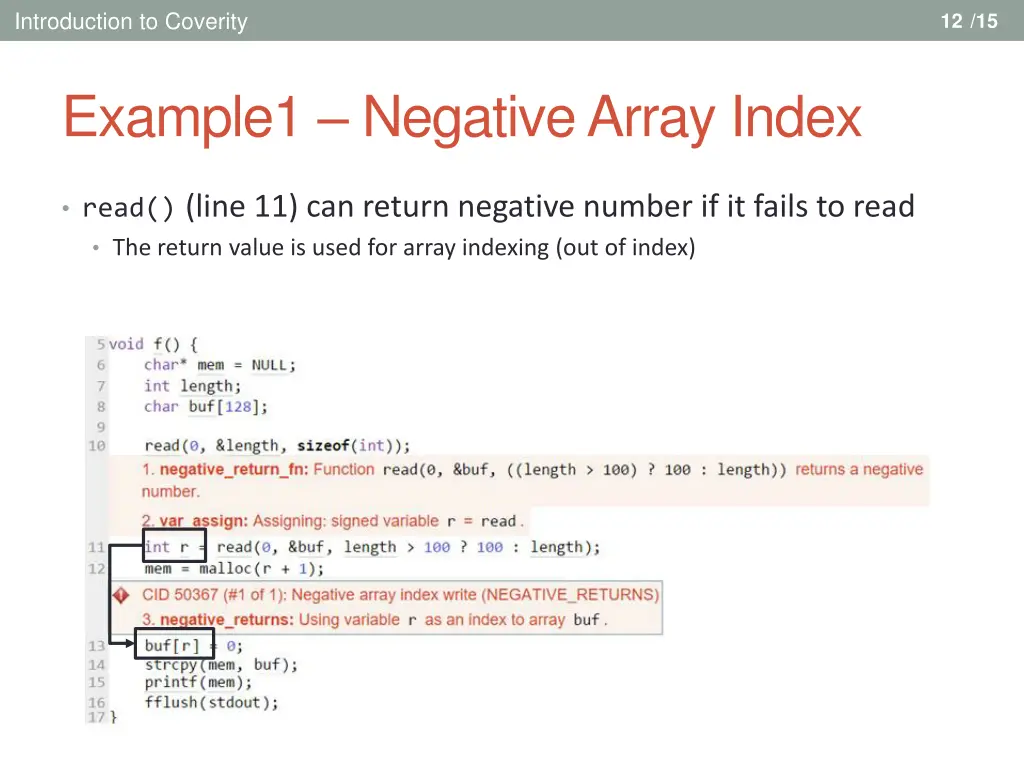 introduction to coverity 11