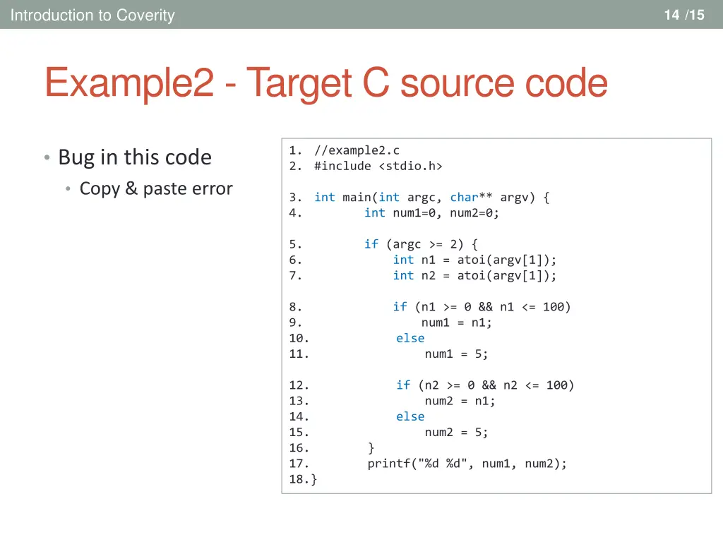 introduction to coverity 13