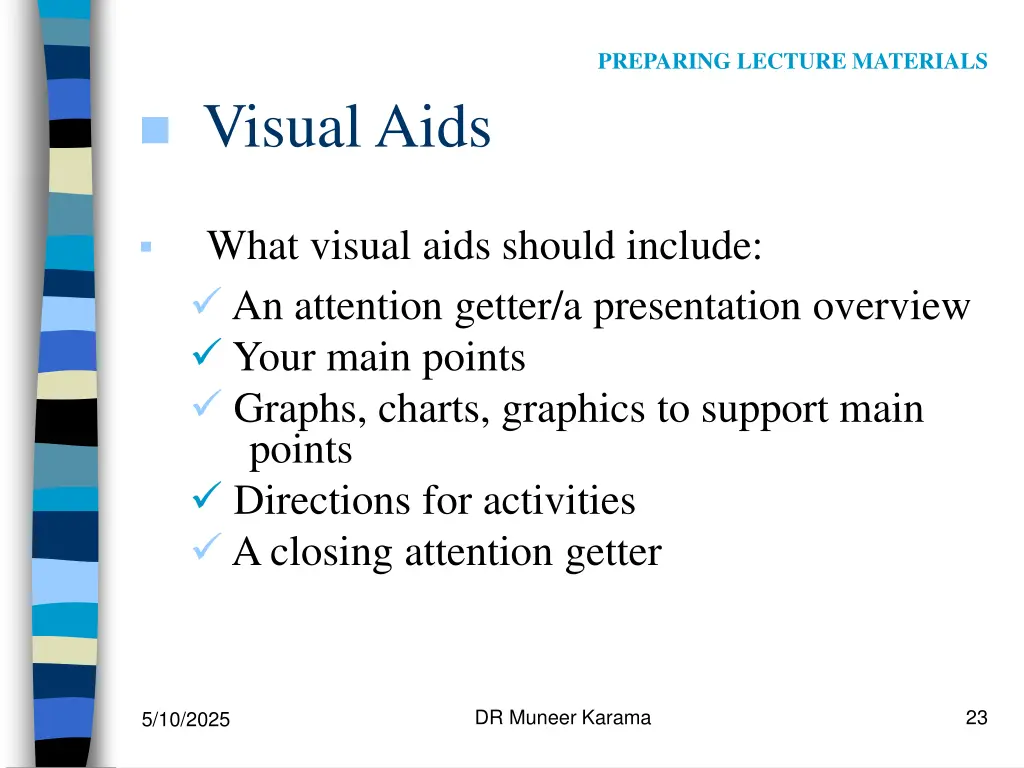 preparing lecture materials 2