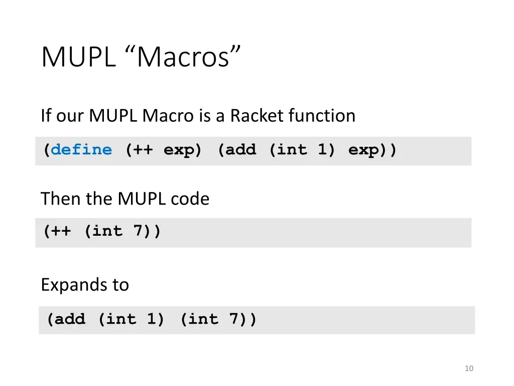 mupl macros 1