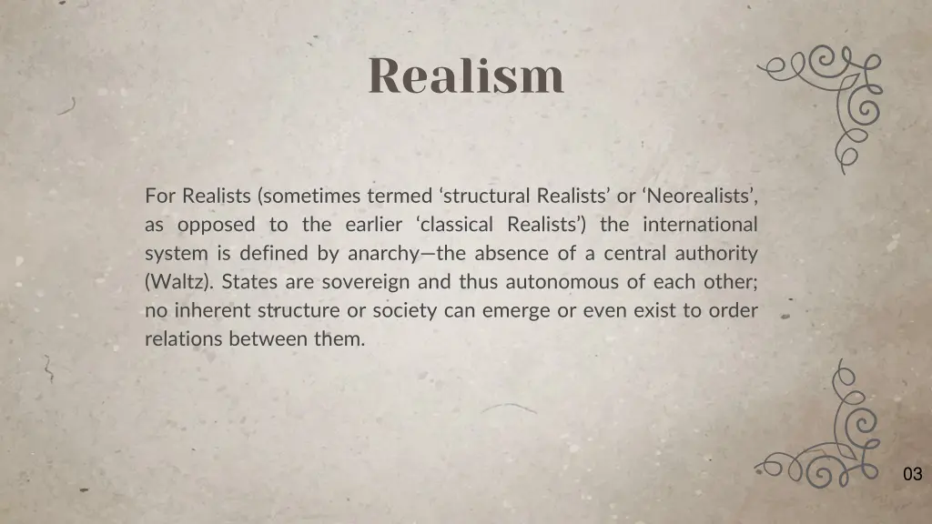 realism