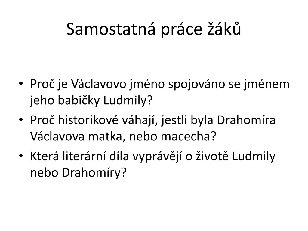 samostatn pr ce k