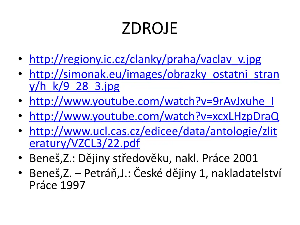 zdroje