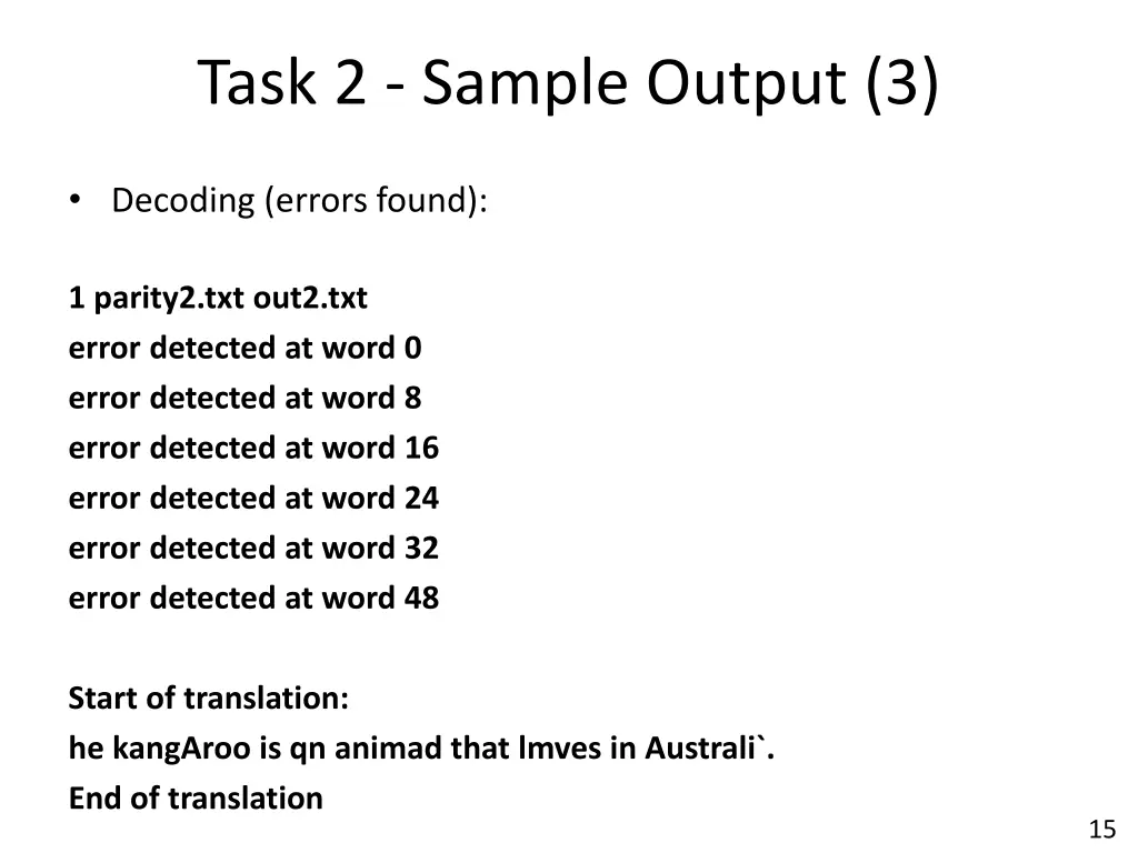 task 2 sample output 3