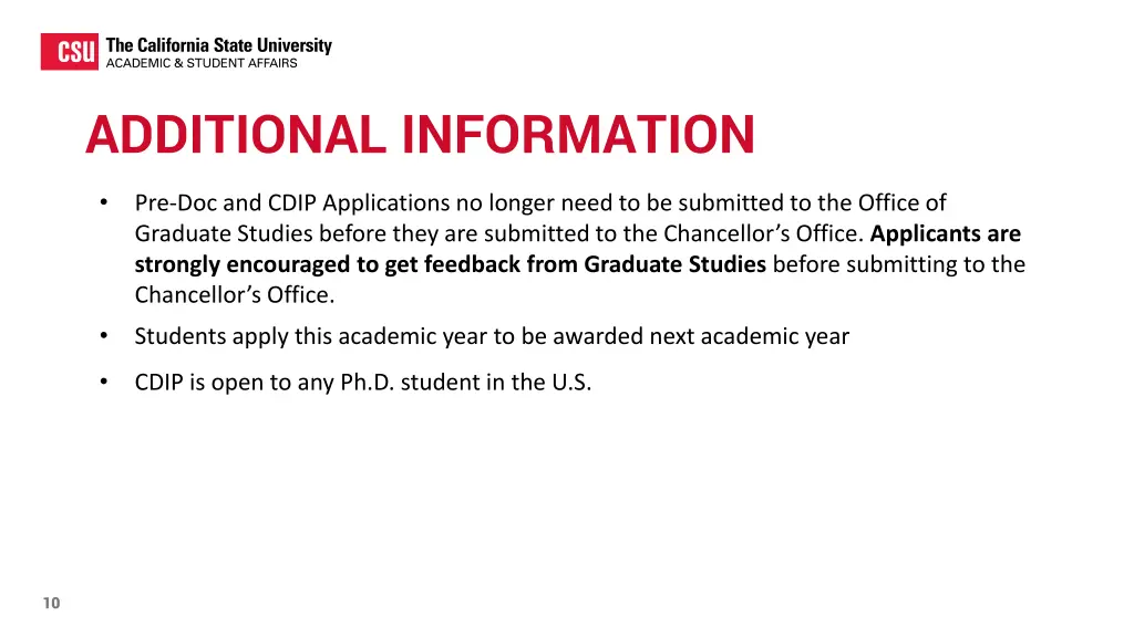 additional information
