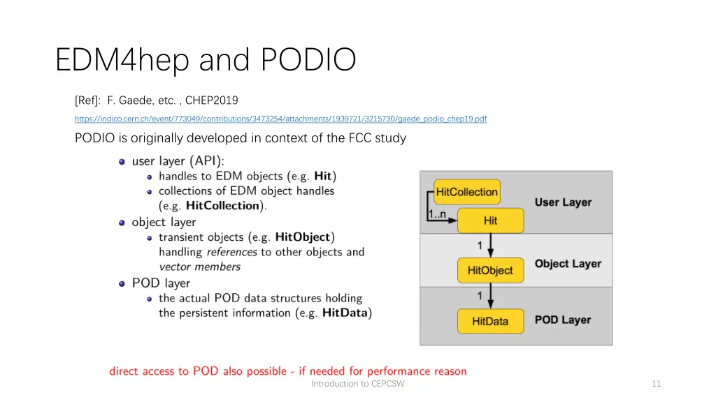 edm4hep and podio