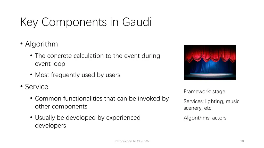 key components in gaudi
