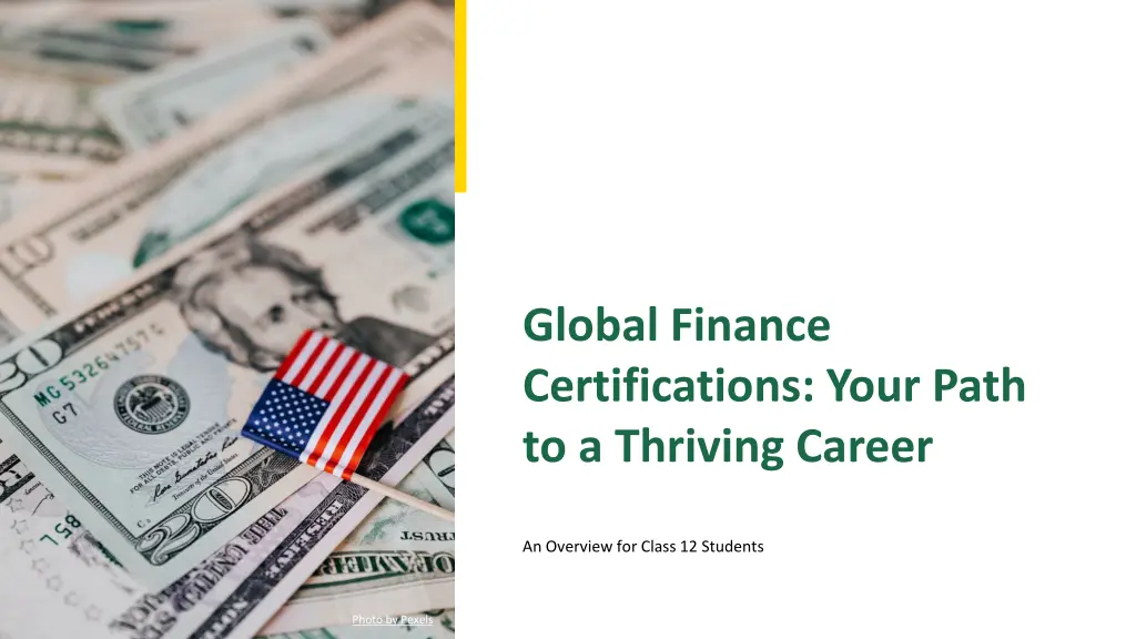 global finance certifications your path