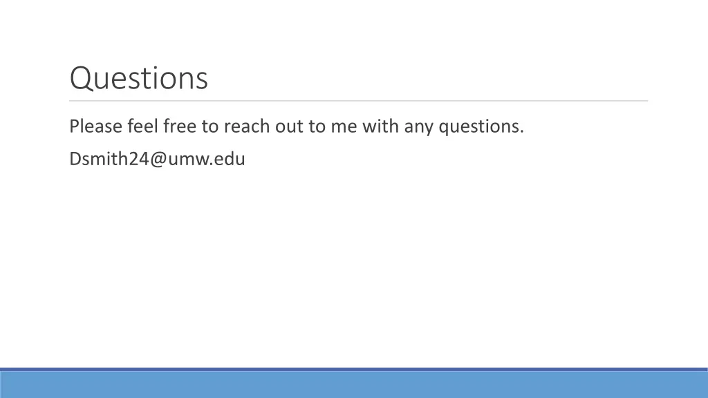 questions