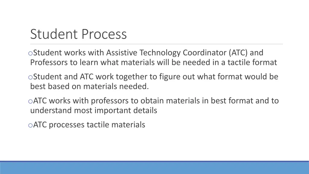 student process