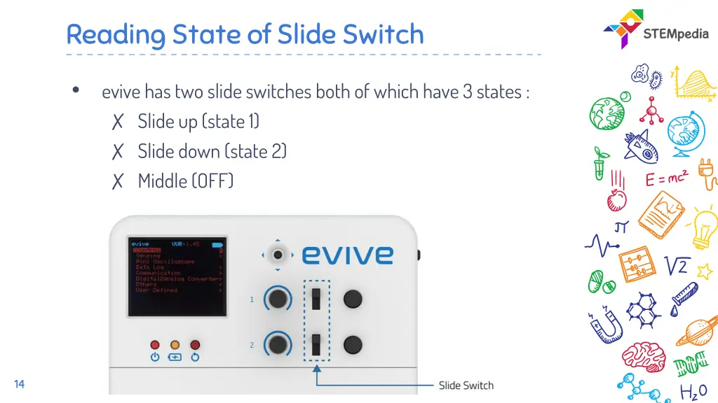 reading state of slide switch 1