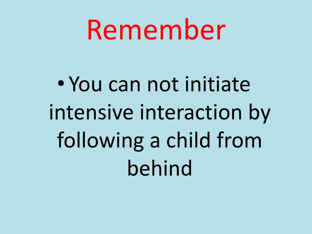 remember
