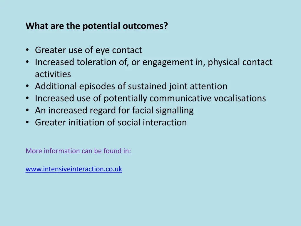 what are the potential outcomes