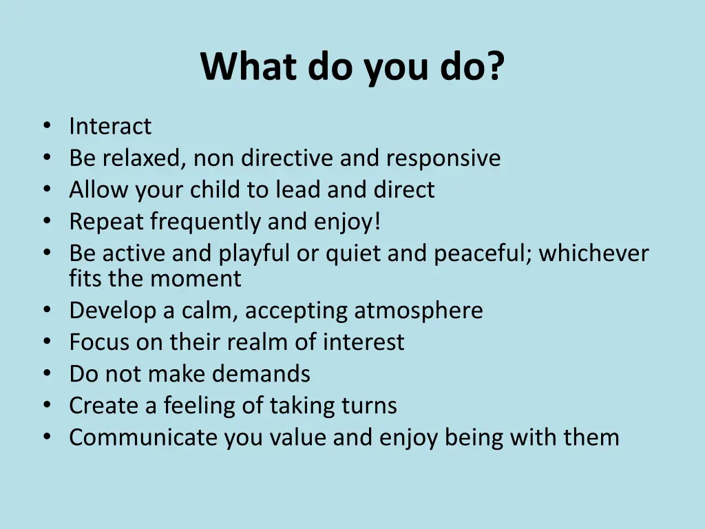 what do you do